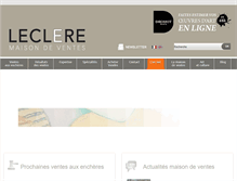 Tablet Screenshot of leclere-mdv.com